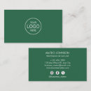 Search for success business cards Simple