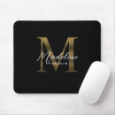 Search for gold mousepads Black and gold