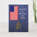 Search for for your service thank you cards Military