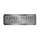 Search for theatre return address labels Blue
