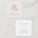 Search for feminine business cards Girly