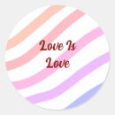 Search for rainbow stripes stickers Love is love