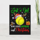 Search for softball christmas cards Catcher