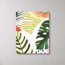 Search for jungle canvas prints Tropical leaves