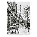 Search for hand drawn posters Paris