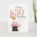 Search for female 30th birthday cards Thirty