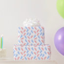 Search for baby feet wrapping paper Blue