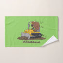 Search for construction bath towels Bulldozer