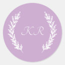 Search for purple wedding stickers Classy