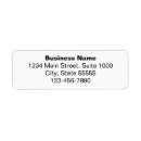 Search for phone return address labels Black and white