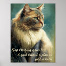 Search for inspirational cat posters Quote