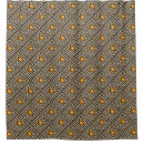 Search for orange and gray shower curtains Retro