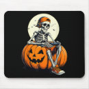 Search for pumpkin mousepads Skeleton