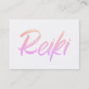 Search for lightworker business cards Reiki master