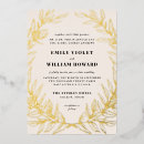 Search for gilded wedding invitations Sophisticated