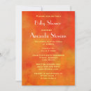 Search for abstract painting invitations Orange