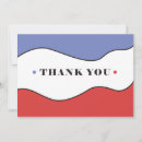 Search for red white blue thank you cards Thanks