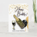 Search for champagne birthday cards Happy