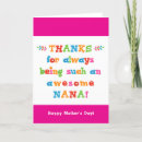 Search for nana mothers day cards Cute