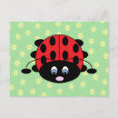 Search for cute cartoon ladybug postcards Ladybugs