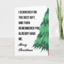 Search for funny husband wife christmas cards Boyfriend