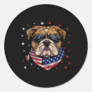 Search for usa flag and dog stickers Red white and blue