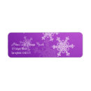 Search for winter party return address labels Minimalist