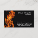 Search for flame business cards heat