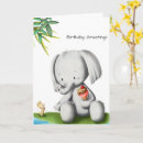 Search for elephant birthday cards Whimsical