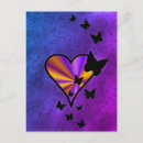 Search for purple heart postcards Colourful