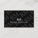 Search for masculine business cards Professional