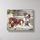 Search for dog canvas prints Vintage