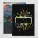 Search for black and gold wedding save the dates Floral