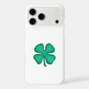 Search for luck of the irish iphone cases Four leaf clover