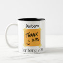 Search for thank you for being you mugs Thanks