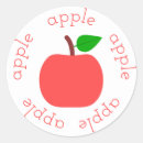 Search for red apple fruit stickers Organic