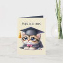 Search for cat graduation cards Cute