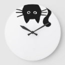 Search for funny cat clocks Kitty