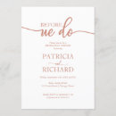 Search for rose gold rehearsal dinner invitations Modern