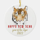 Search for chinese tiger christmas tree decorations 2022