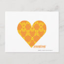 Search for damask postcards Orange yellow