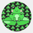 Search for cartoon frogs stickers Lily pad