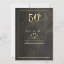 Search for surprise wedding anniversary invitations Gold