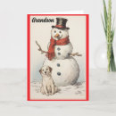 Search for for great grandson christmas cards Snowman