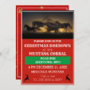 Search for country western christmas invitations Festive