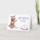 Search for a sister cat birthday cards Sibling