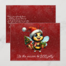 Search for bee christmas cards Humour