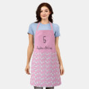 Search for little girl birthday aprons Pink