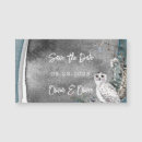 Search for owls save the dates Brown