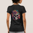 Search for dia de muertos womens tshirts Skeleton